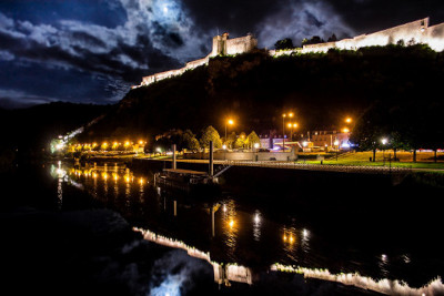 Photo nocturne de la Citadelle de Besançon, photographe Emmanuel Eme